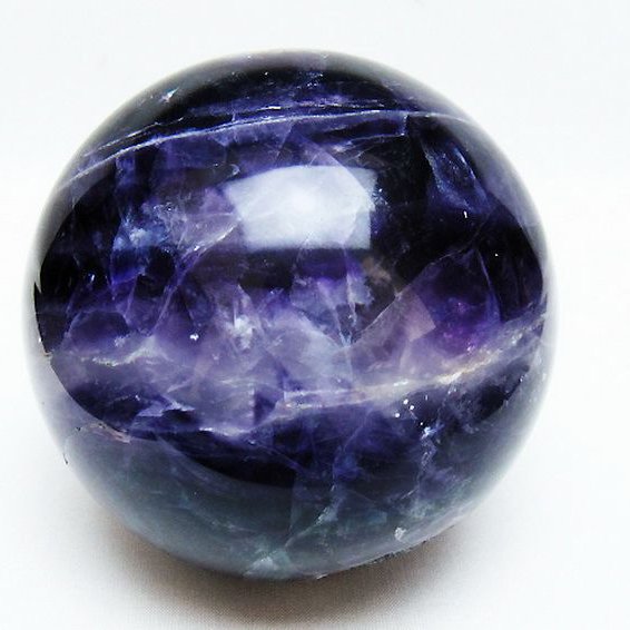 1.9Kg フローライト 丸玉 110mm [T616-4826]