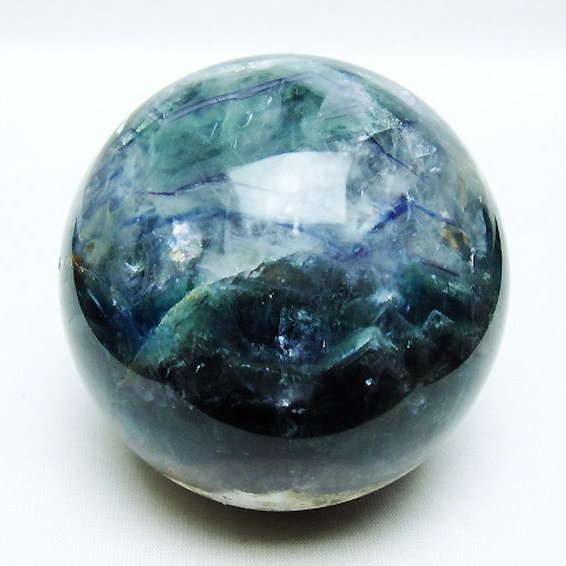高品質　ファントムフローライト　トリコカラー丸玉 高品質ファントムフローライトトリコカラー丸玉