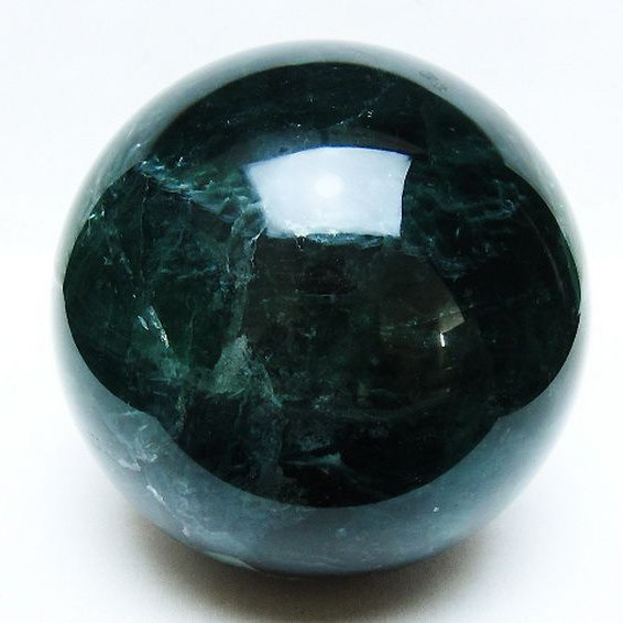 3.7Kg フローライト 丸玉 135mm [t616-5168]