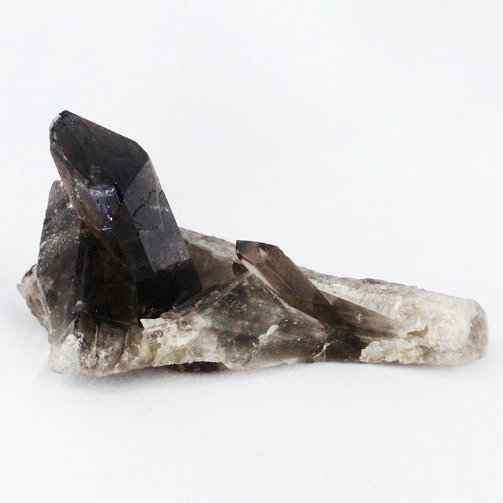 ブラジル産 モリオン 純天然 黒水晶 クラスター[T618-7105]