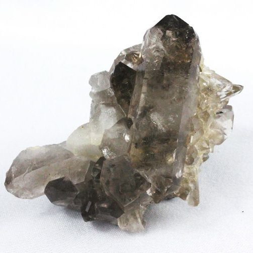 ブラジル産 モリオン 純天然 黒水晶 クラスター[T618-7136]