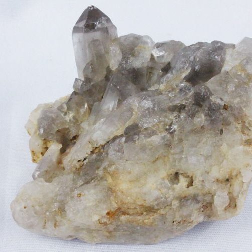 ブラジル産 モリオン 純天然 黒水晶 クラスター[T618-7146]