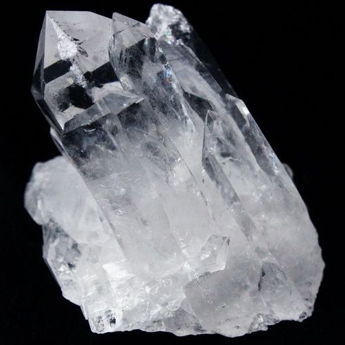 アーカンソー州産 虹入り 水晶 クラスター[T619-4970]