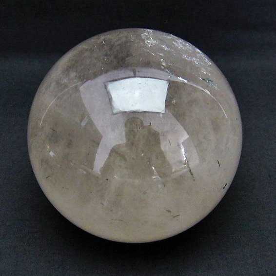 1.6Kg トルマリンルチル 丸玉 103mm [T62-13586]