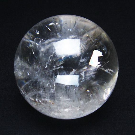 虹入り ヒマラヤ水晶 丸玉 61mm [T62-15147]