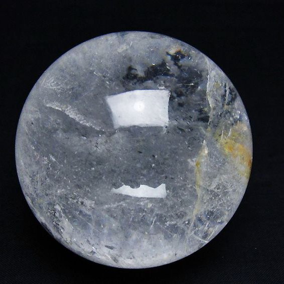 虹入り ヒマラヤ水晶 丸玉 67mm [T62-15958]