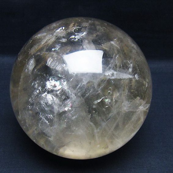 2Kg ヒマラヤ水晶 丸玉 115mm [t62-16628]