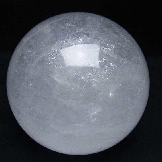 1.8Kg ヒマラヤ水晶 丸玉 115mm [t62-16645]