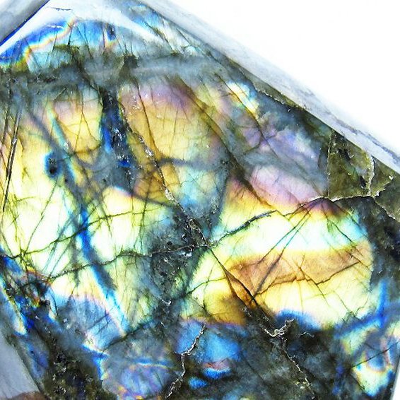 ラブラドライト 原石 [t623-10091]