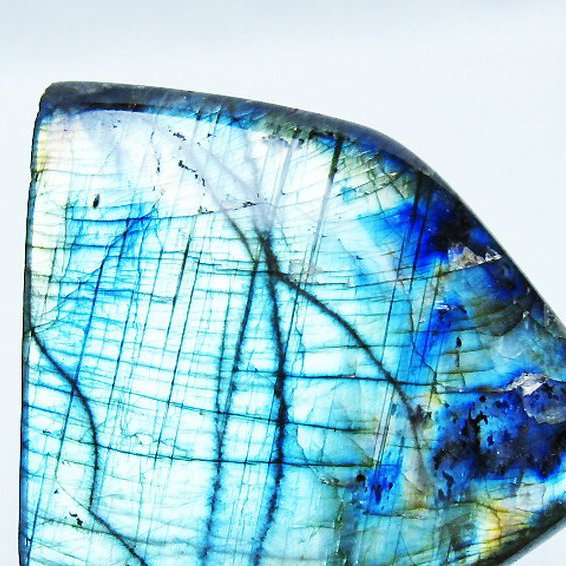 ラブラドライト 原石[T623-9736]