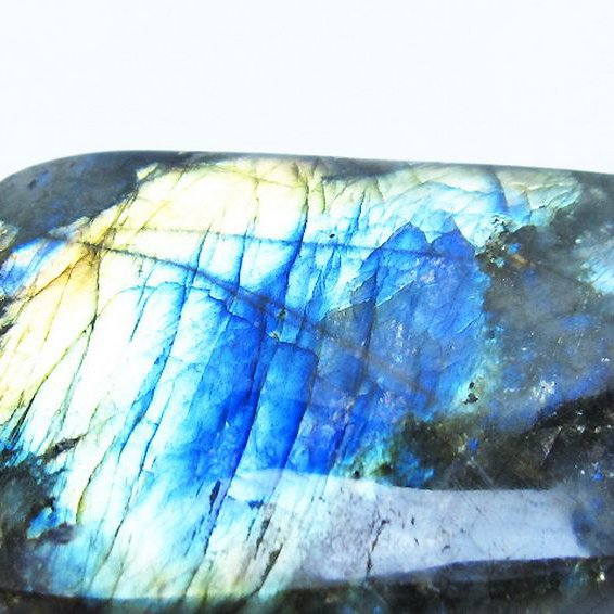 ラブラドライト 原石 [t623-9871]