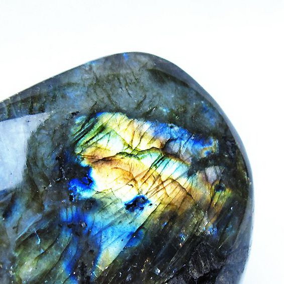 ラブラドライト 原石 [t623-9943]