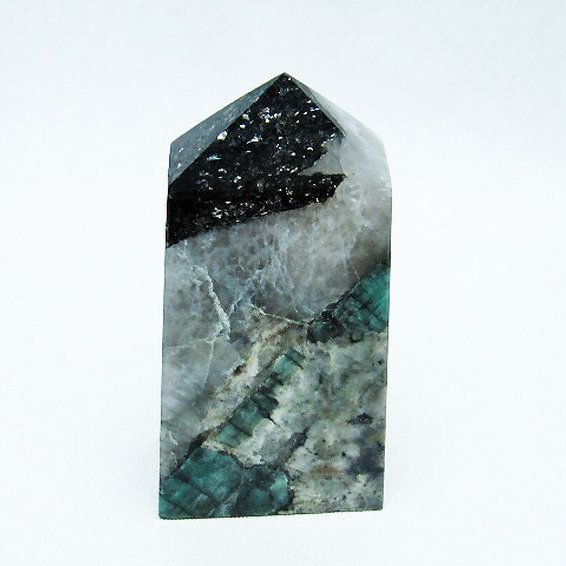 エメラルド 四角柱 ポリッシュポイント[T624-2595]