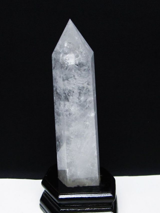 虹入り ヒマラヤ水晶 六角柱[T627-6332]