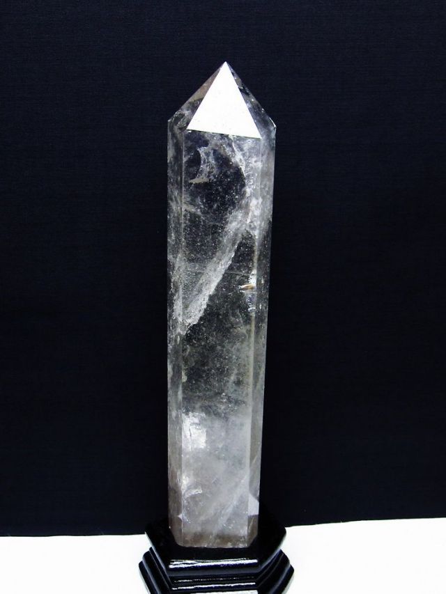 ルチル入り ヒマラヤ水晶 六角柱[T627-6392]