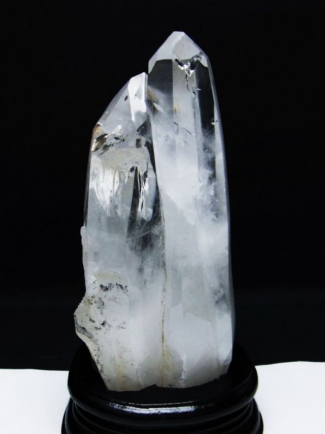 虹入り ヒマラヤ水晶ダブルポイント [t627-6577]