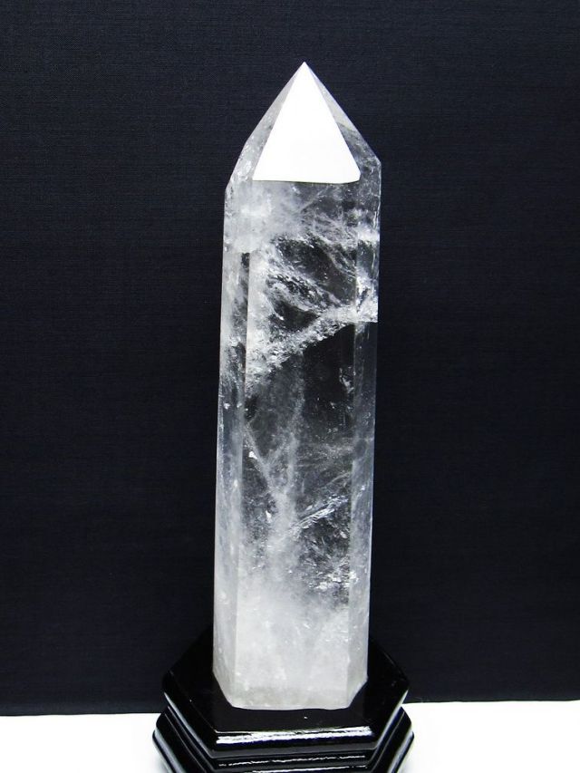 1.4Kg ヒマラヤ水晶 六角柱[t627-6621]