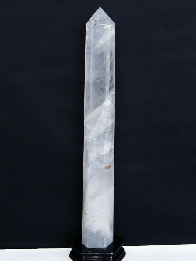 3Kg 虹入り ヒマラヤ水晶 六角柱 [t627-6671]