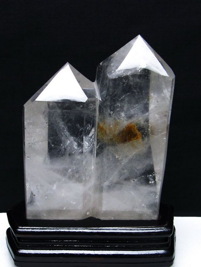1.2Kg ヒマラヤ水晶 ダブルポイント[T627-6715]