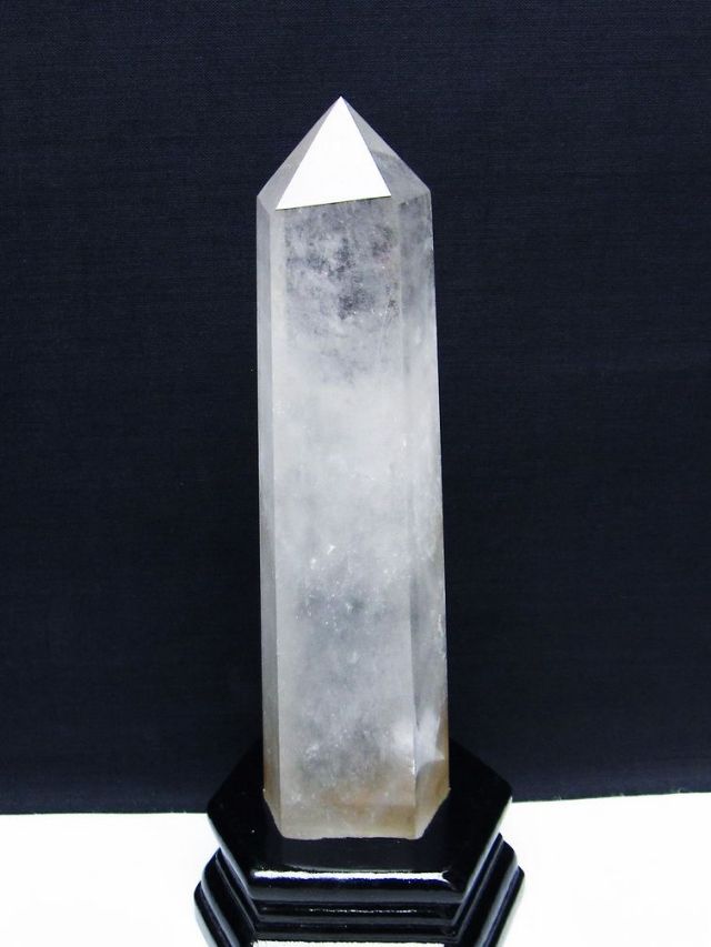 ガーデン水晶 六角柱 [t627-6836]