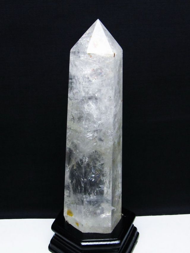 1.2Kg 虹入り ヒマラヤ水晶 六角柱[T627-6845]