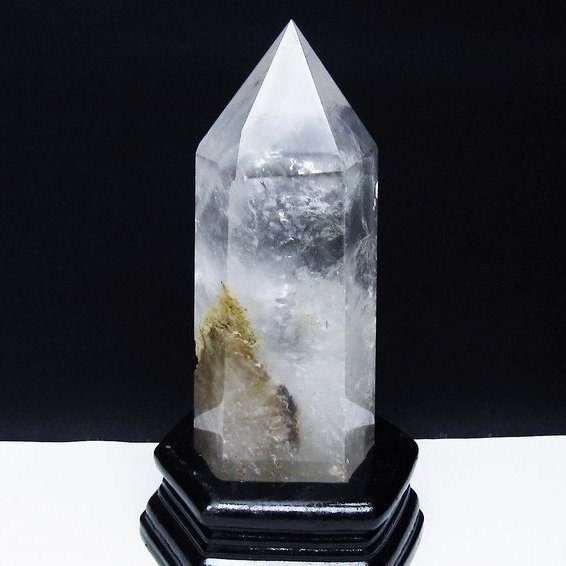 虹入り ヒマラヤ水晶 六角柱 [t627-6891]