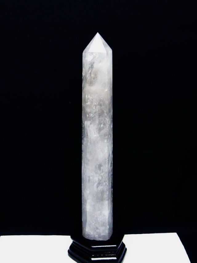ガーデン水晶 六角柱 [t627-6894]
