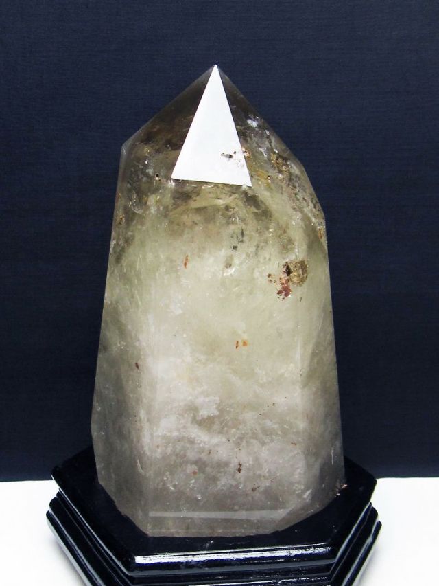 4Kg ガーデン水晶 六角柱 [t627-7130]