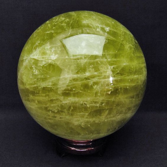 6.8Kg シトリン水晶 丸玉 170mm [T63-6124]