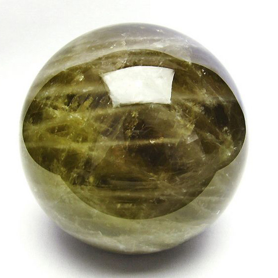 3.6Kg シトリン水晶 丸玉 137mm [T63-6174]