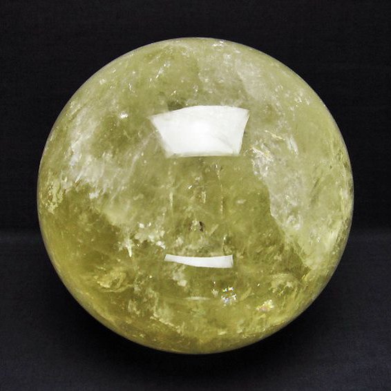 5.7Kg シトリン水晶 丸玉  160mm [T63-6735]