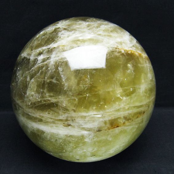 5.9Kg シトリン水晶 丸玉 163mm [t63-7321]