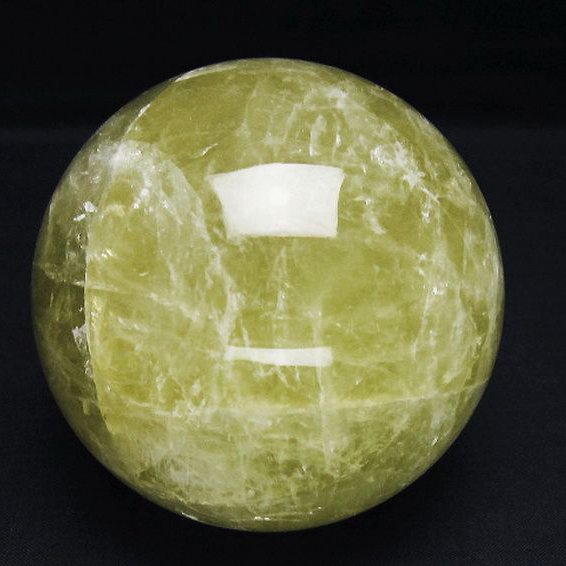 シトリン水晶 丸玉 87mm [T63-7553]