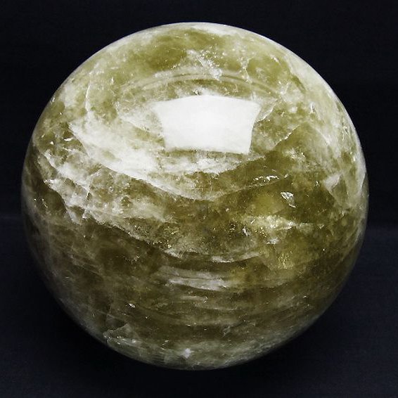 5.5Kg シトリン水晶 丸玉 160mm [T63-7599]