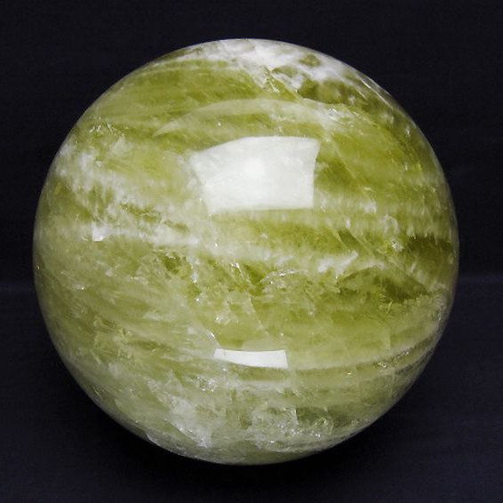 10Kg シトリン水晶 丸玉 195mm [t63-7648]