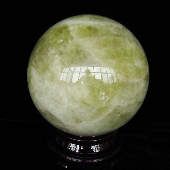 48.7Kg シトリン水晶 丸玉 320mm 同梱不可 [T63-7660]