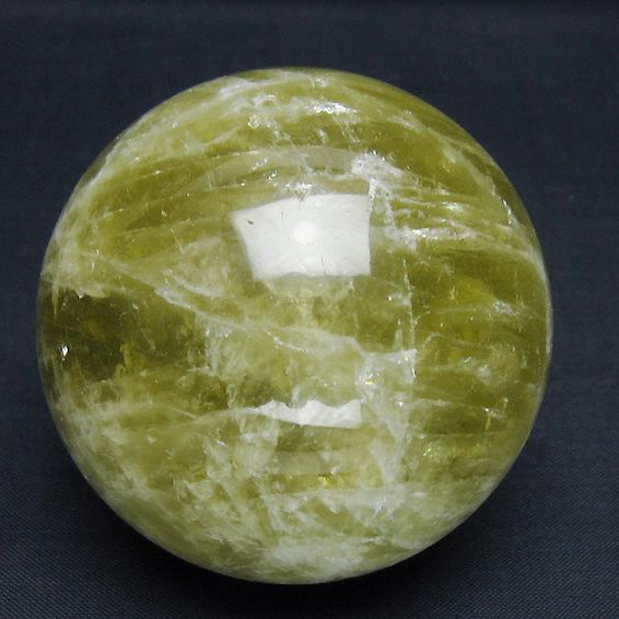 シトリン水晶 丸玉 67mm [t63-7949]