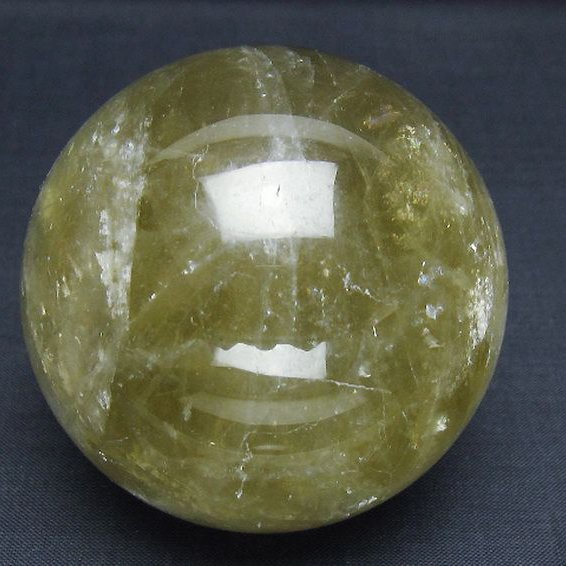 シトリン水晶 丸玉 70mm [t63-8022]