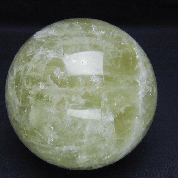 シトリン水晶 丸玉 80mm [t63-8027]