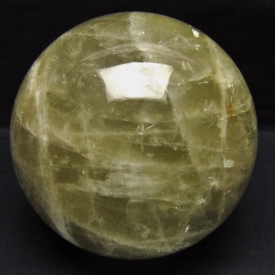 2.6Kg シトリン水晶 丸玉 127mm [t63-8290]