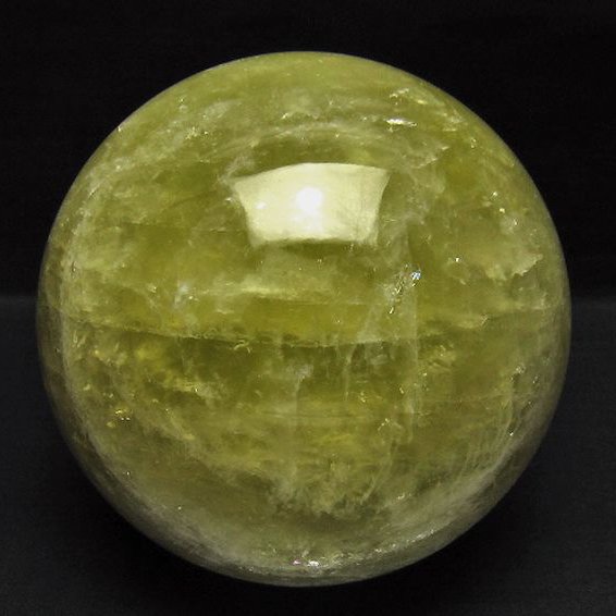 2.2Kg シトリン水晶 丸玉 120mm [t63-8293]