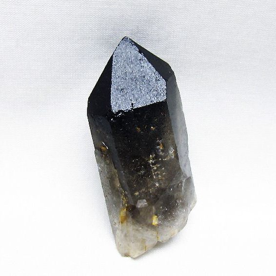 ブラジル産 モリオン 純天然 黒水晶 原石[T633-1946]