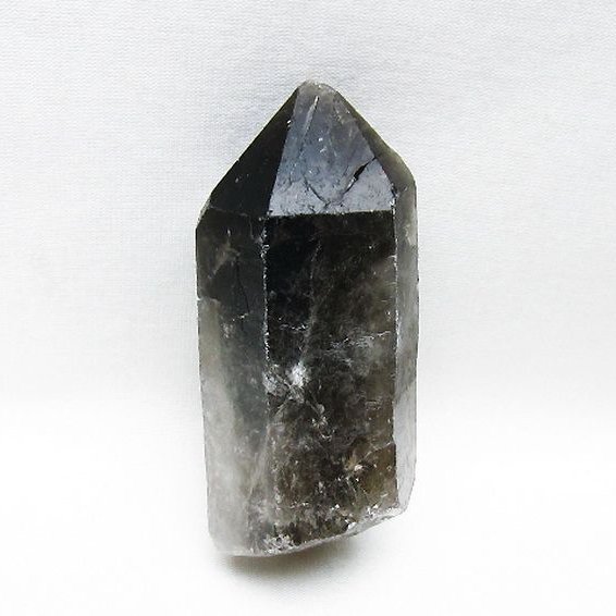 ブラジル産 モリオン 純天然 黒水晶 原石 [t633-2250]