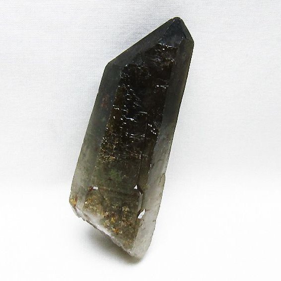 ブラジル産 モリオン 純天然 黒水晶 原石 [t633-2256]