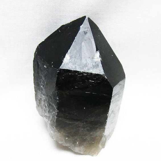 ブラジル産 モリオン 純天然 黒水晶 原石 [t633-2387]