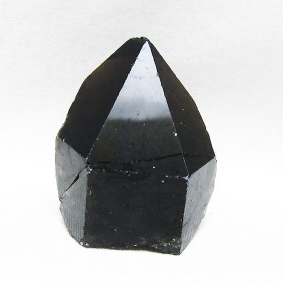 ブラジル産 モリオン 純天然 黒水晶 原石 [t633-2396]