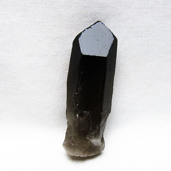 ブラジル産 モリオン 純天然 黒水晶 原石 [t633-2672]