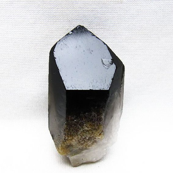 ブラジル産 モリオン 純天然 黒水晶 原石 [t633-2752]