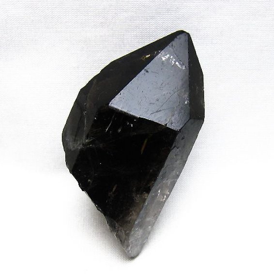 ブラジル産 モリオン 純天然 黒水晶 原石 [t633-2776]