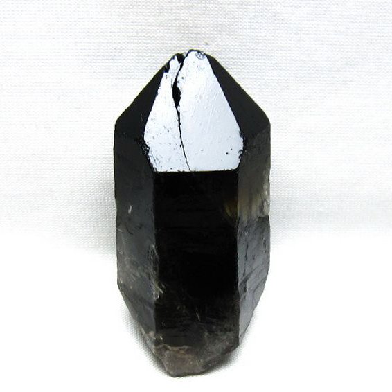 ブラジル産 モリオン 純天然 黒水晶 原石 [t633-2858]